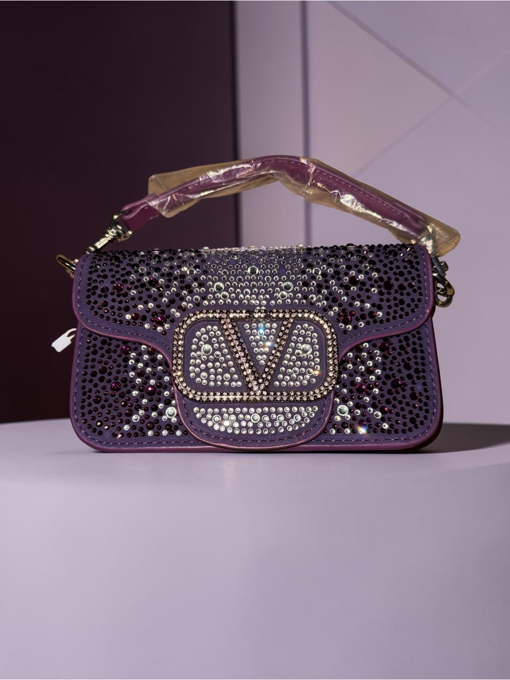 Diamond-encrusted Handbag Rhinestone)